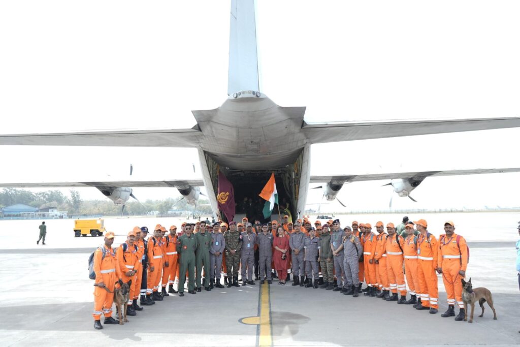 Operation Brahma from India to assist Myanmar.