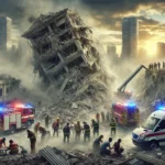 Earthquake rescue graphics