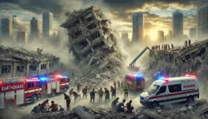 Earthquake rescue graphics