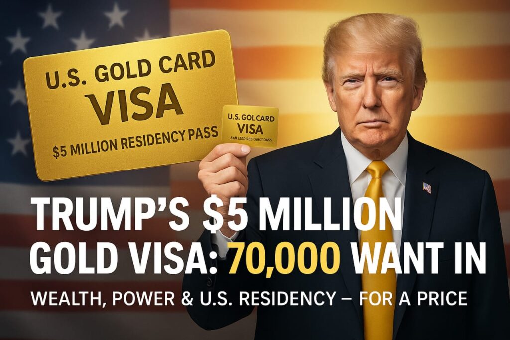 Donald Trump Gold Card