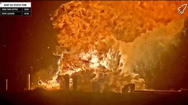 Elon Musk SpaceX Starship Explosion