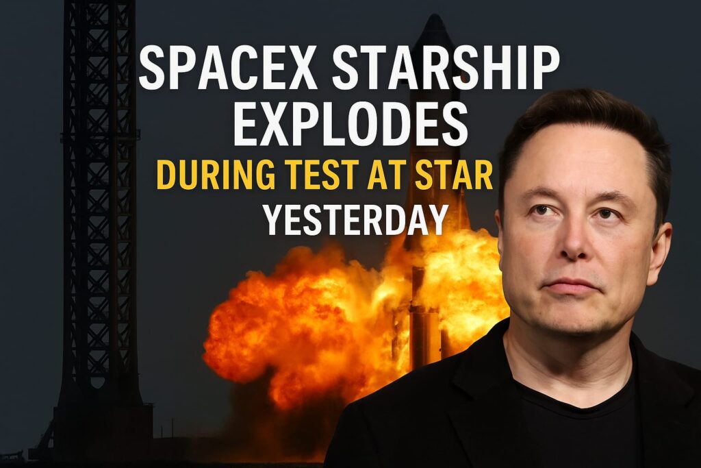Elon Musk SpaceX Explosion