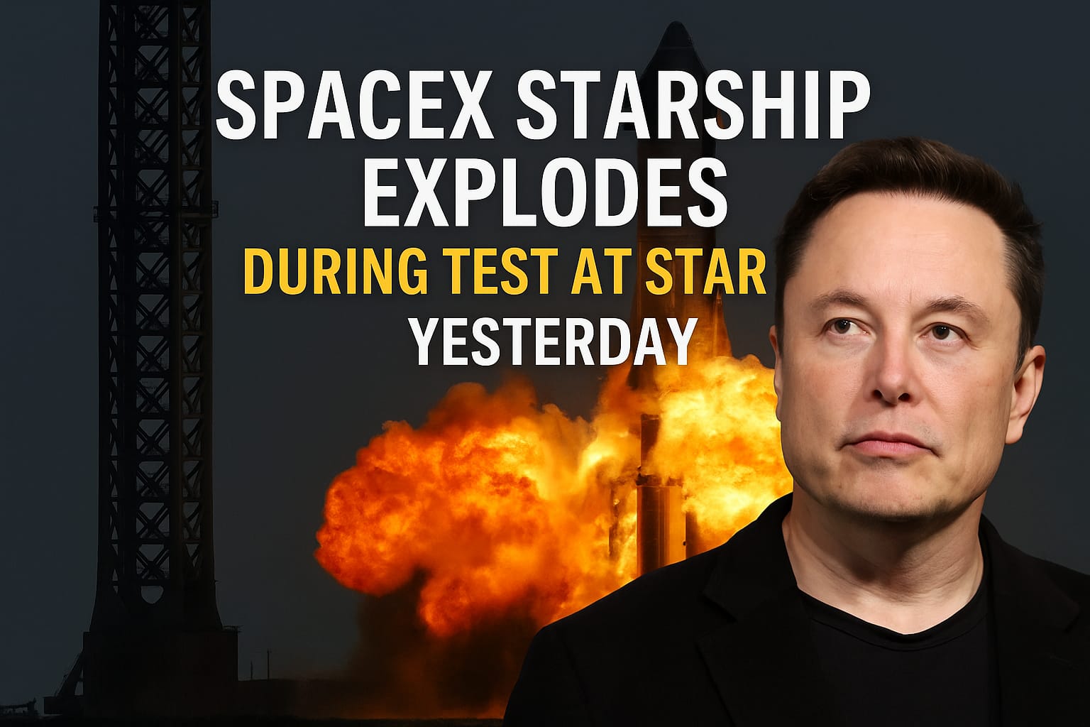 Elon Musk SpaceX Explosion